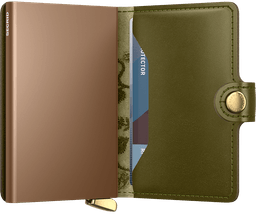 Secrid Description - Miniwallet Style Stitch Floral Olive