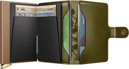 Secrid Description - Miniwallet Style Stitch Floral Olive