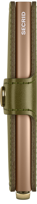 secrid Description - miniwallet style stitch floral olive