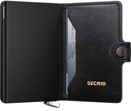 Secrid Description - Premium Miniwallet Emboss Lines Black Dark