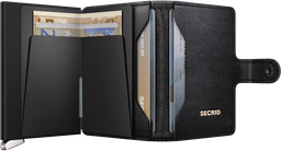 Secrid Description - Premium Miniwallet Emboss Lines Black Dark