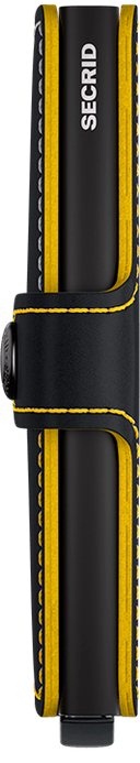 secrid Description - Secrid miniwallet matte black ochre dark