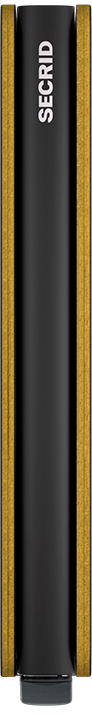 secrid Description - Secrid slimwallet matte black & ochre dark