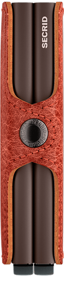 secrid Description - Secrid twinwallet vintage orange dark