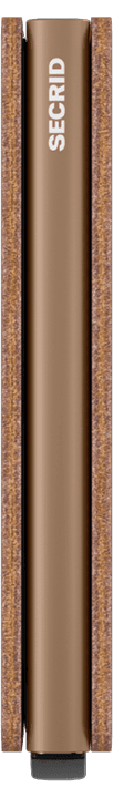 secrid Description - Slimwallet Style Saffiano Caramel Sand