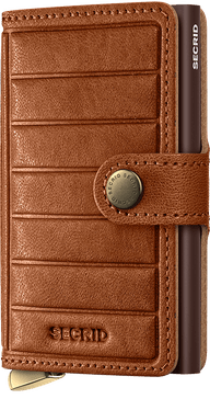 Secrid Description - Miniwallet Emboss Lines Cognac
