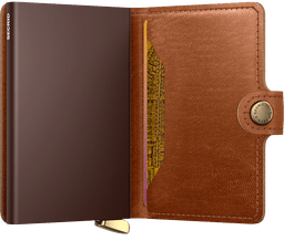 Secrid Description - Miniwallet Emboss Lines Cognac