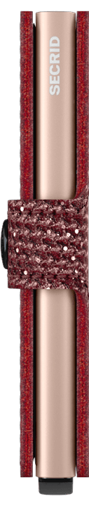 secrid Description - Miniwallet Sparkle Red Dark