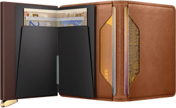 Secrid Description - Slimwallet Emboss Lines Cognac