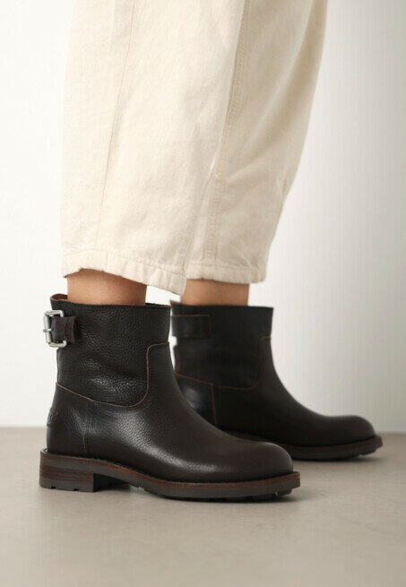 Shabbies Amsterdam Enkellaars Alyd Ankie Donkerbruin