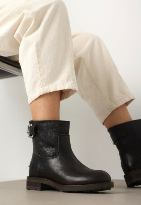 Shabbies Amsterdam Enkellaars Alyd Ankie Donkerbruin