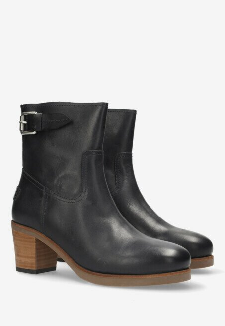 Shabbies Amsterdam Enkellaars Lieve Bika Donker Blauw