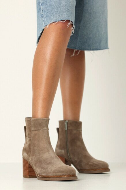 Shabbies Amsterdam Enkellaars Lobi Ankie Light Taupe