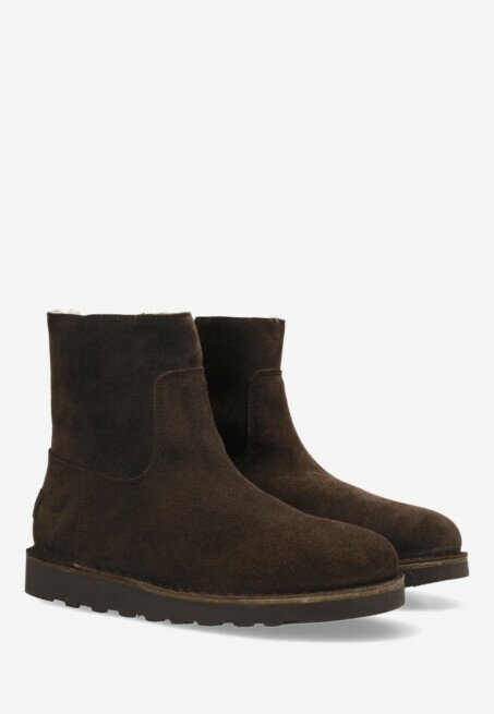 Shabbies Amsterdam Enkellaars Palissa Mia Zip Donkerbruin