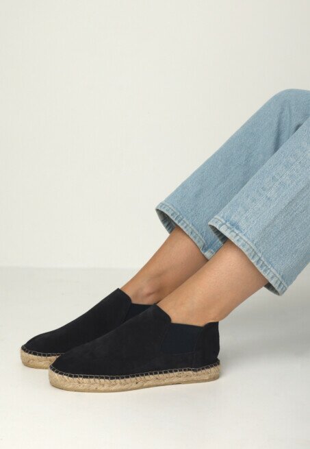 Shabbies Amsterdam Espadrille Elche Chelsea Donkerblauw