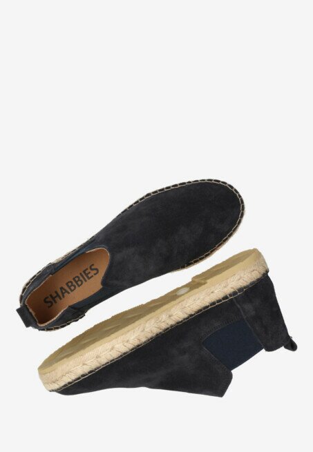 Shabbies Amsterdam Espadrille Elche Chelsea Donkerblauw