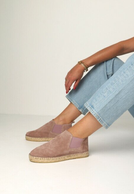 Shabbies Amsterdam Espadrille Elche Chelsea Licht Roze