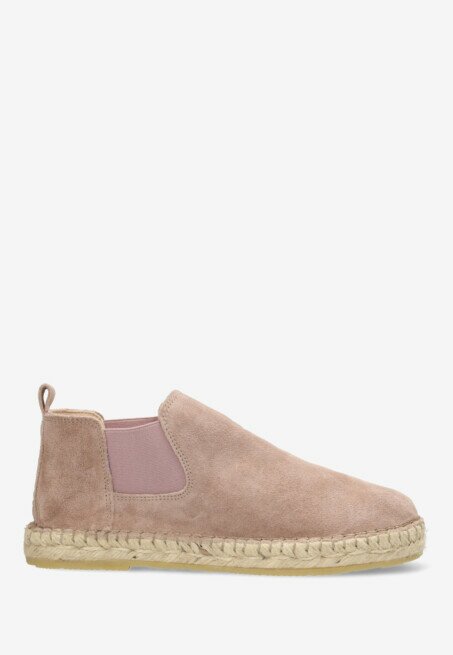shabbies amsterdam Espadrille Elche Chelsea Licht Roze