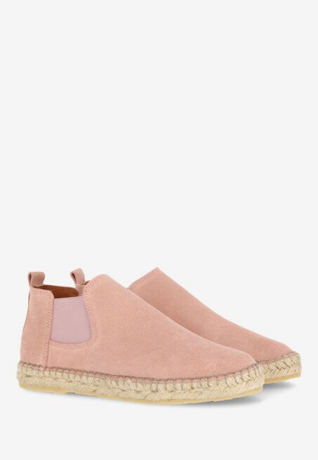 Shabbies Amsterdam Espadrille Elche Chelsea Zacht Roze