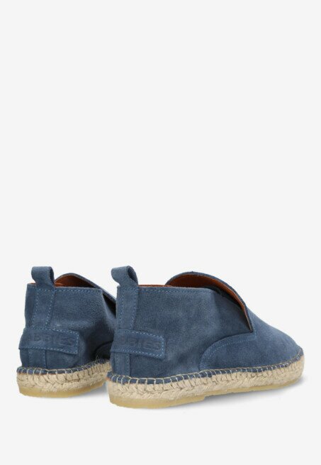 Shabbies Amsterdam Espadrille Elche Lofa Jeans Blue