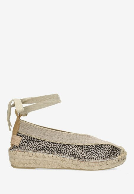 shabbies amsterdam Espadrille Palma Kimono Puntos Beige
