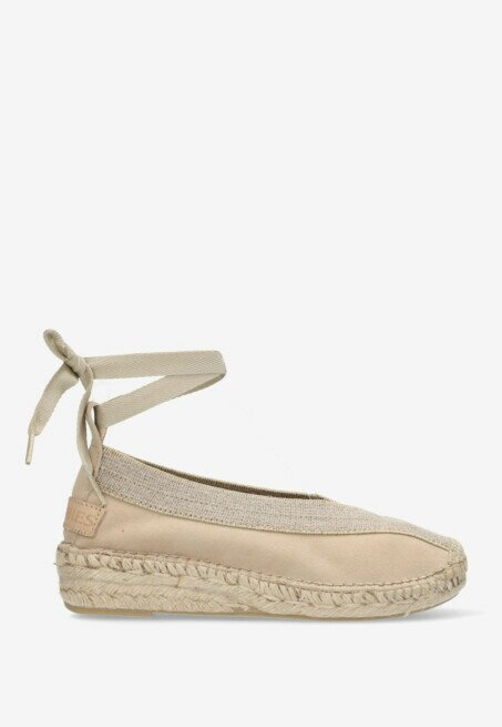 shabbies amsterdam Espadrille Palma Kimono Suède Beige