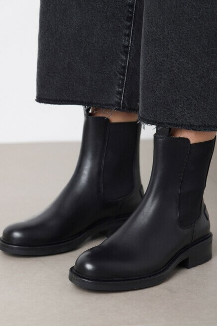 Shabbies Amsterdam Chelsea Boot Dean Shelley Zwart