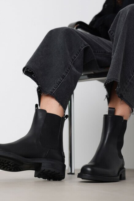 Shabbies Amsterdam Chelsea Boot Dean Shelley Zwart