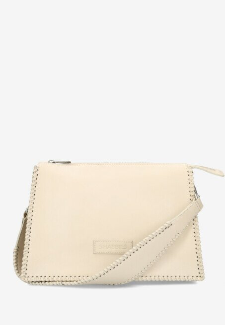 shabbies amsterdam Crossbody bag Noka Xl Off White