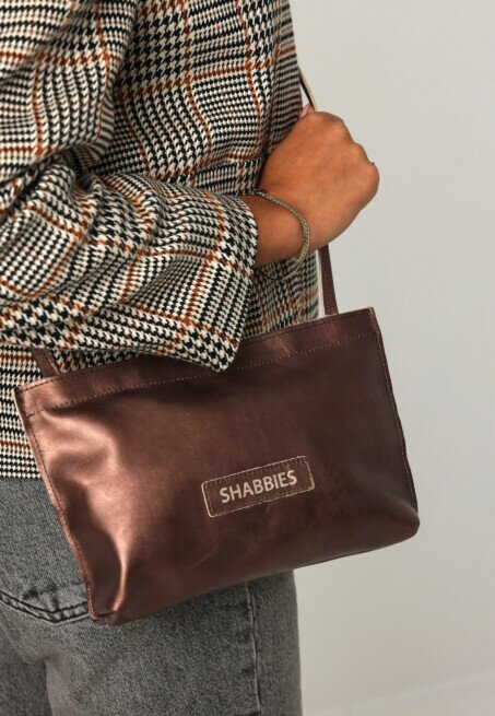 shabbies amsterdam Crossbody Tas Donkerbruin