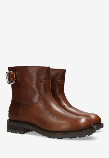 Shabbies Amsterdam Enkellaars Alyd Ankie Cognac