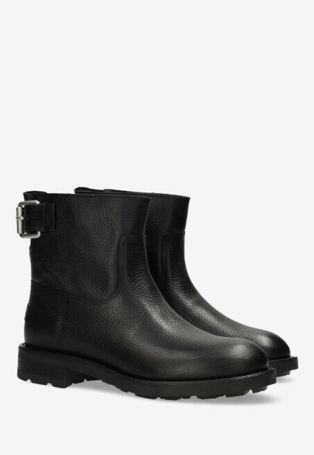 Shabbies Amsterdam Enkellaars Alyd Ankie Zwart