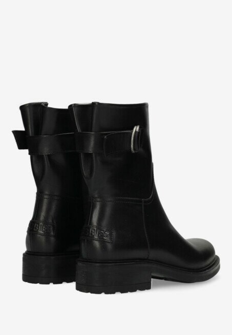 Shabbies Amsterdam Enkellaars Dean Bika Zwart