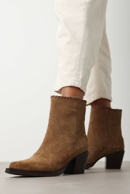 Shabbies Amsterdam Enkellaars Jaymie Ankie Bruin