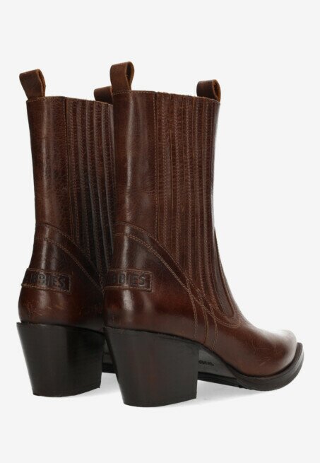 Shabbies Amsterdam Enkellaars Jaymie Shelly Bruin