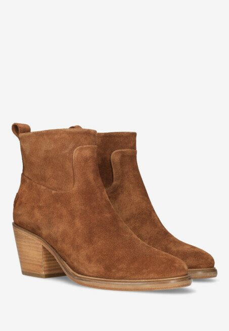 Shabbies Amsterdam Enkellaars Julie Cognac