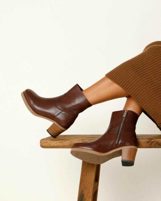 Shabbies Amsterdam Enkellaars Lieve Ankie Bruin