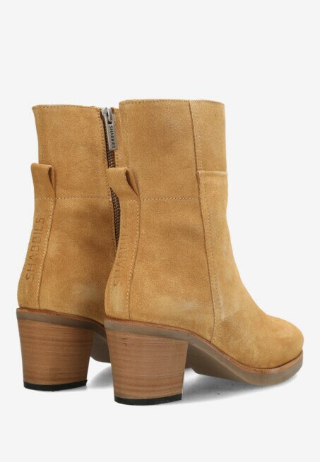 Shabbies Amsterdam Enkellaars Lieve Ankle Cognac