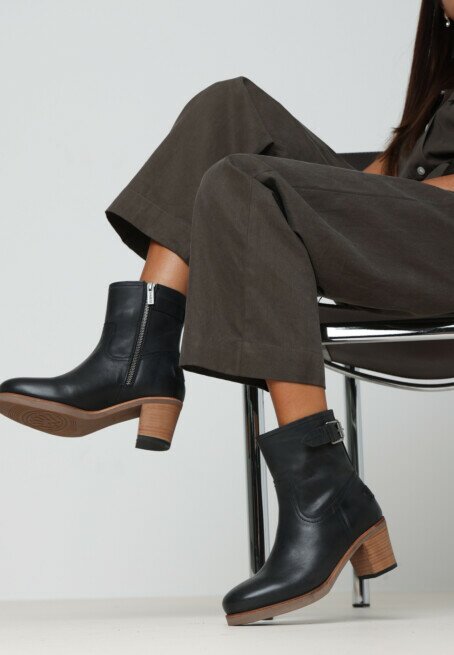 Shabbies Amsterdam Enkellaars Lieve Bika Zwart