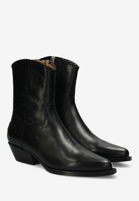 Shabbies Amsterdam Enkellaars Sally Ankie Zwart