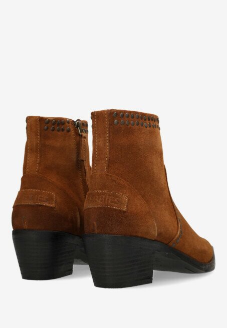 Shabbies Amsterdam Enkellaars Wieke Vintage Cognac