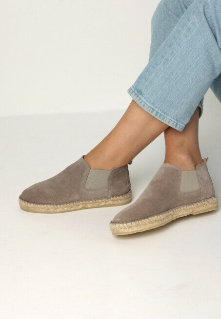 Shabbies Amsterdam Espadrille Elche Chelsea Beige