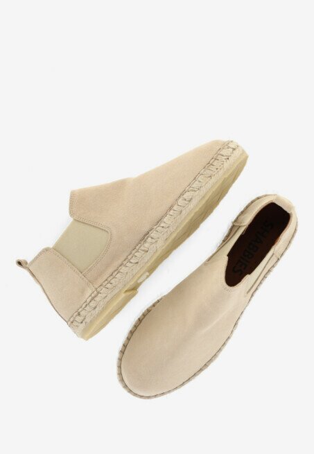 Shabbies Amsterdam Espadrille Elche Chelsea Beige