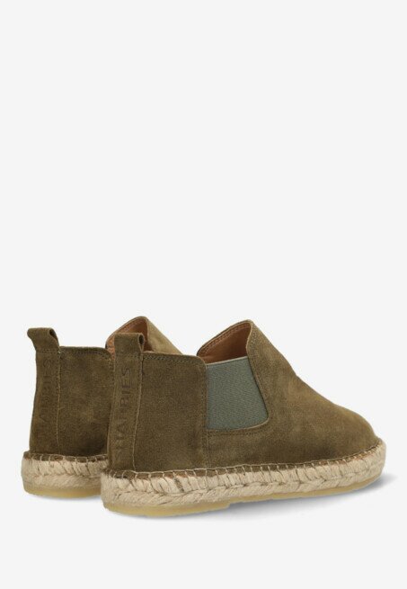 Shabbies Amsterdam Espadrille Elche Chelsea Kaki