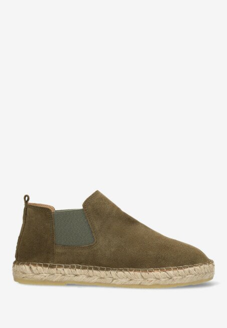 shabbies amsterdam Espadrille Elche Chelsea Kaki