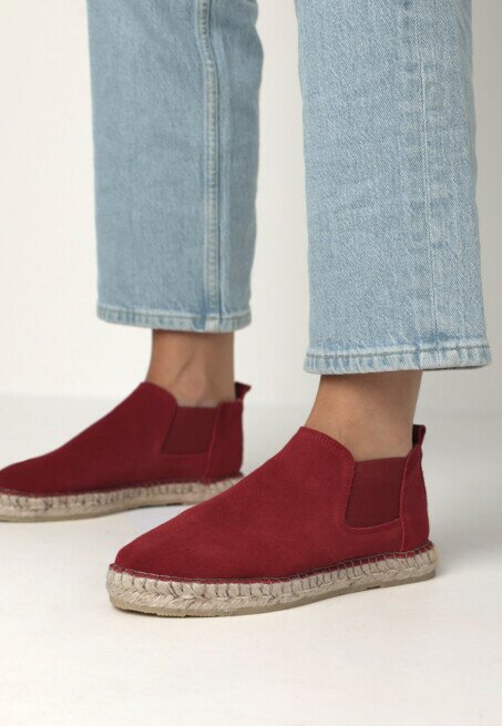 Shabbies Amsterdam Espadrille Elche Chelsea Rood