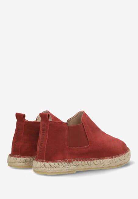 Shabbies Amsterdam Espadrille Elche Chelsea Rood
