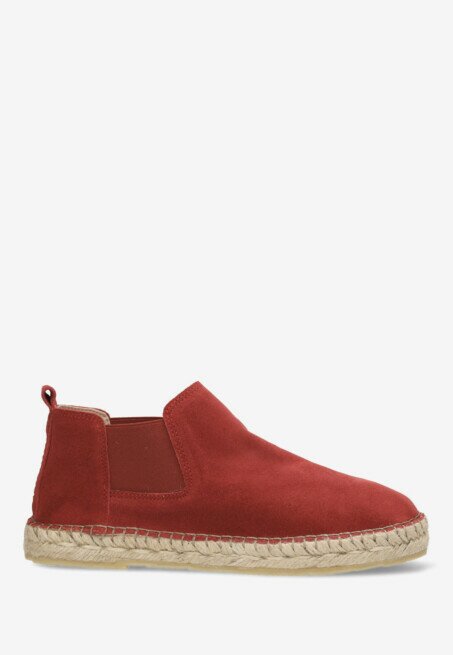 shabbies amsterdam Espadrille Elche Chelsea Rood