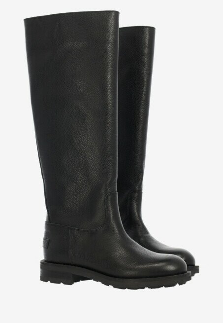 Shabbies Amsterdam Hoge Laars Alyd Zwart