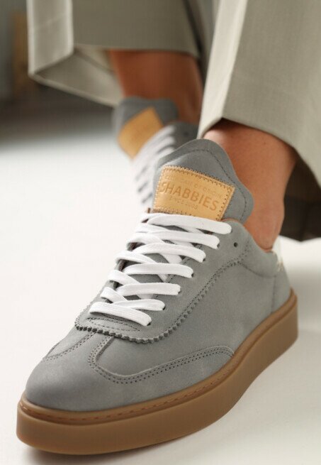 Shabbies Amsterdam Sneaker Bossa Nuovo Grijs